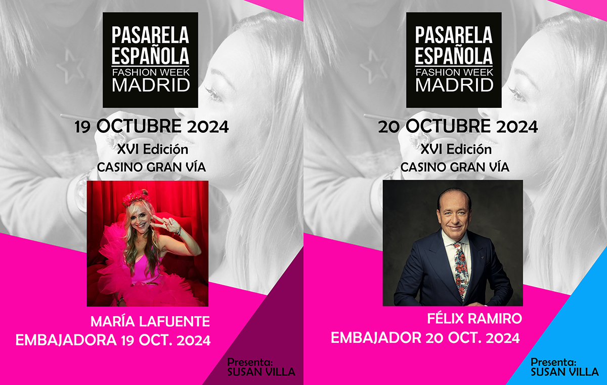 Los diseñadores María Lafuente y Félix Ramiro serán los embajadores de la XVI edición de Pasarela Española Fashion Week Madrid 2024